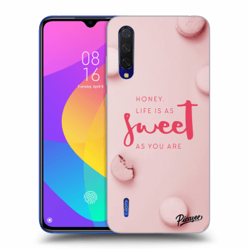 Picasee Xiaomi Mi 9 Lite Hülle - Schwarzes Silikon - Life is as sweet as you are