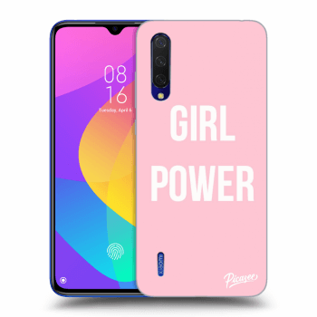 Picasee Xiaomi Mi 9 Lite Hülle - Schwarzes Silikon - Girl power