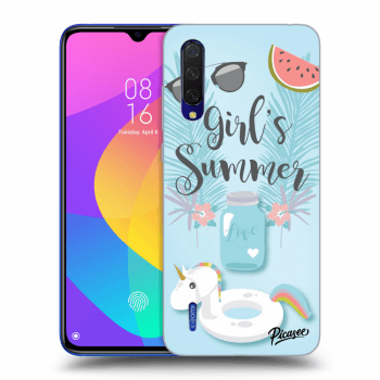 Picasee Xiaomi Mi 9 Lite Hülle - Schwarzes Silikon - Girls Summer