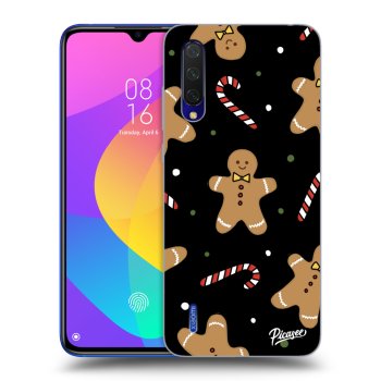 Picasee Xiaomi Mi 9 Lite Hülle - Schwarzes Silikon - Gingerbread