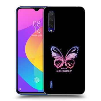 Picasee Xiaomi Mi 9 Lite Hülle - Schwarzes Silikon - Diamanty Purple