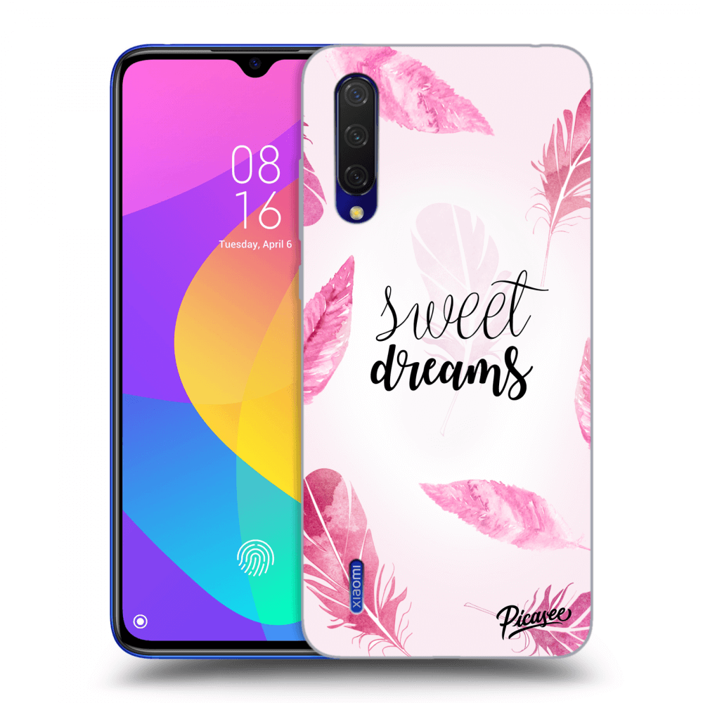 Picasee Xiaomi Mi 9 Lite Hülle - Schwarzes Silikon - Sweet dreams