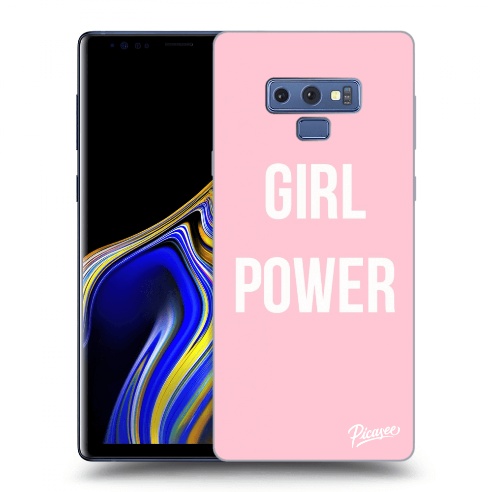 Picasee Samsung Galaxy Note 9 N960F Hülle - Schwarzes Silikon - Girl power