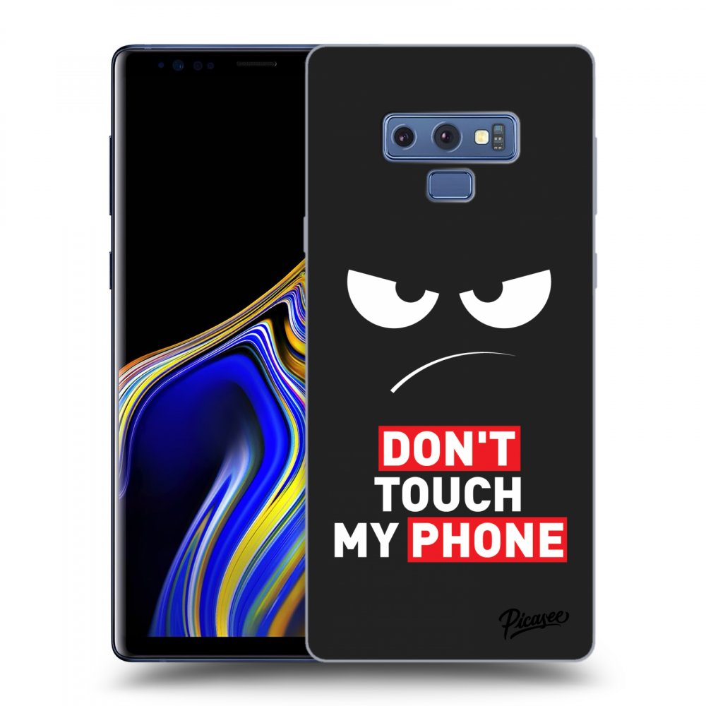 Picasee Samsung Galaxy Note 9 N960F Hülle - Schwarzes Silikon - Angry Eyes - Transparent