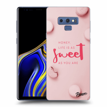 Picasee Samsung Galaxy Note 9 N960F Hülle - Schwarzes Silikon - Life is as sweet as you are
