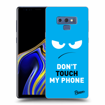 Picasee Samsung Galaxy Note 9 N960F Hülle - Schwarzes Silikon - Angry Eyes - Blue