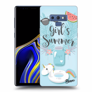 Picasee Samsung Galaxy Note 9 N960F Hülle - Schwarzes Silikon - Girls Summer