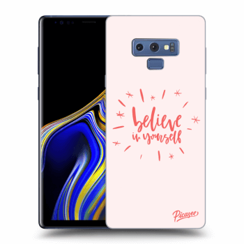 Picasee Samsung Galaxy Note 9 N960F Hülle - Schwarzes Silikon - Believe in yourself