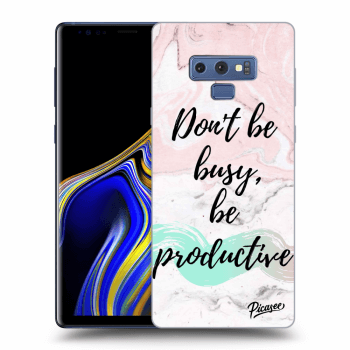 Picasee ULTIMATE CASE für Samsung Galaxy Note 9 N960F - Don't be busy, be productive