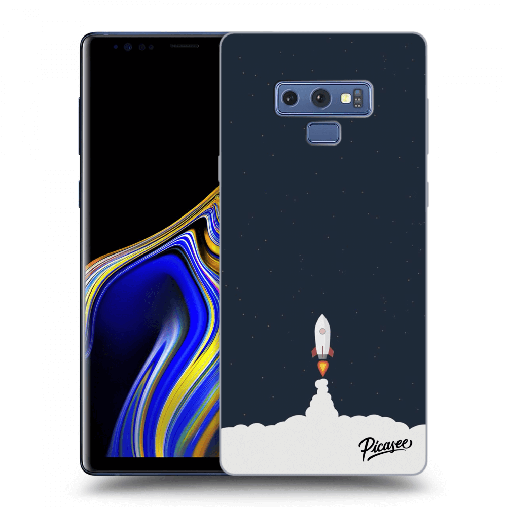 Picasee Samsung Galaxy Note 9 N960F Hülle - Schwarzes Silikon - Astronaut 2