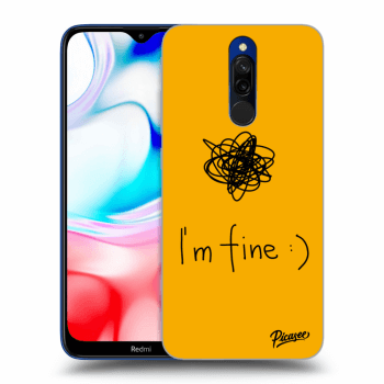 Picasee Xiaomi Redmi 8 Hülle - Transparentes Silikon - I am fine