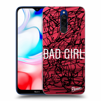 Picasee Xiaomi Redmi 8 Hülle - Schwarzes Silikon - Bad girl