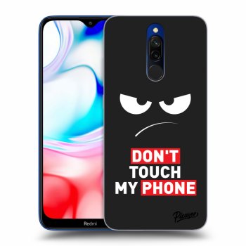 Picasee Xiaomi Redmi 8 Hülle - Schwarzes Silikon - Angry Eyes - Transparent