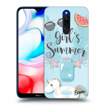 Picasee Xiaomi Redmi 8 Hülle - Transparentes Silikon - Girls Summer
