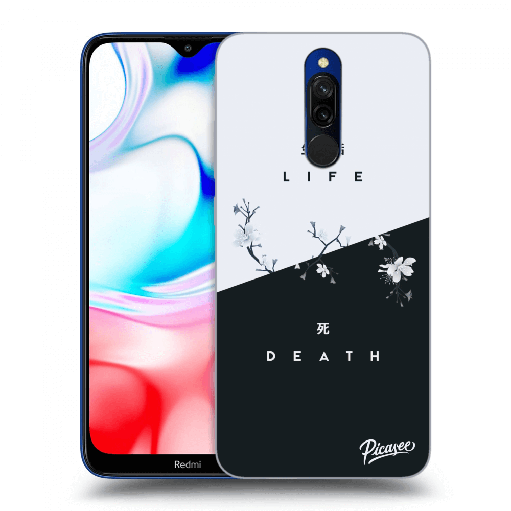Xiaomi Redmi 8 Hülle - Transparentes Silikon - Life - Death
