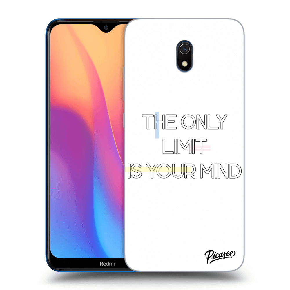 Picasee Xiaomi Redmi 8A Hülle - Transparentes Silikon - The only limit is your mind