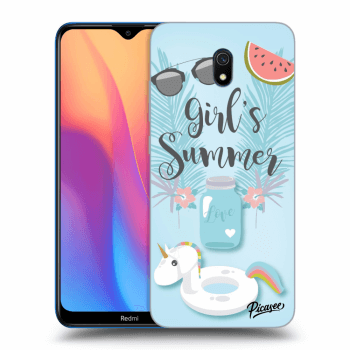 Picasee Xiaomi Redmi 8A Hülle - Transparentes Silikon - Girls Summer