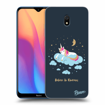 Picasee Xiaomi Redmi 8A Hülle - Transparentes Silikon - Believe In Unicorns