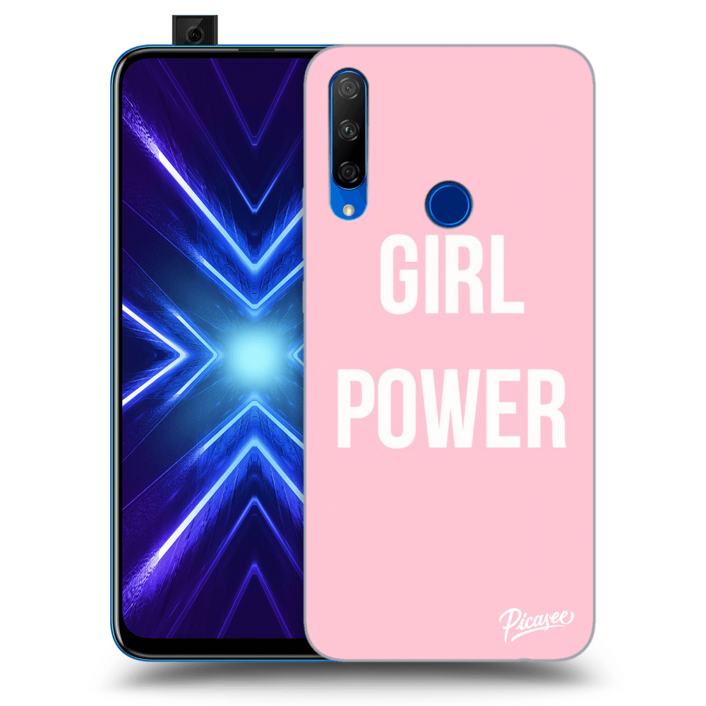 Picasee Honor 9X Hülle - Transparentes Silikon - Girl power