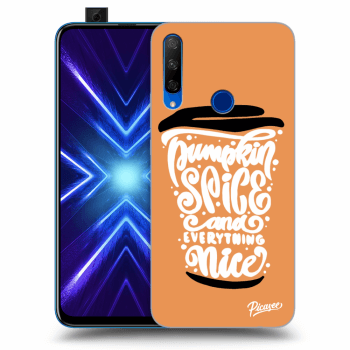 Hülle für Honor 9X - Pumpkin coffee
