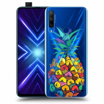 Picasee Honor 9X Hülle - Transparentes Silikon - Pineapple