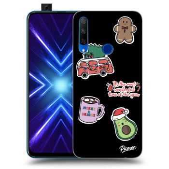 Hülle für Honor 9X - Christmas Stickers