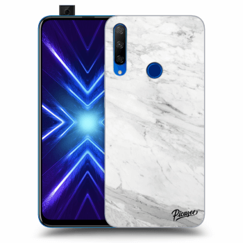 Hülle für Honor 9X - White marble