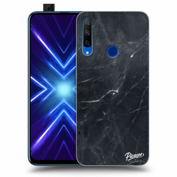 Hülle für Honor 9X - Black marble