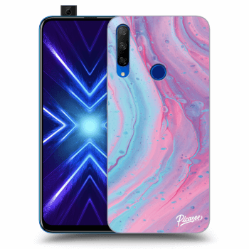 Hülle für Honor 9X - Pink liquid