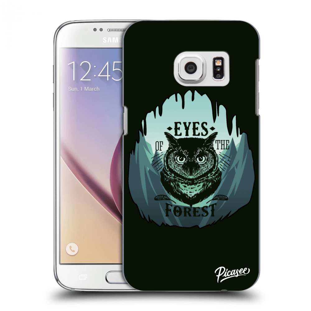 Picasee Samsung Galaxy S7 G930F Hülle - Transparentes Silikon - Forest owl