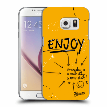 Picasee Samsung Galaxy S7 G930F Hülle - Transparentes Silikon - Enjoy