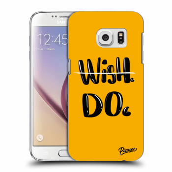Picasee Samsung Galaxy S7 G930F Hülle - Transparentes Silikon - Wish Do