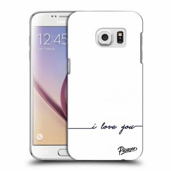 Picasee Samsung Galaxy S7 G930F Hülle - Transparentes Silikon - I love you