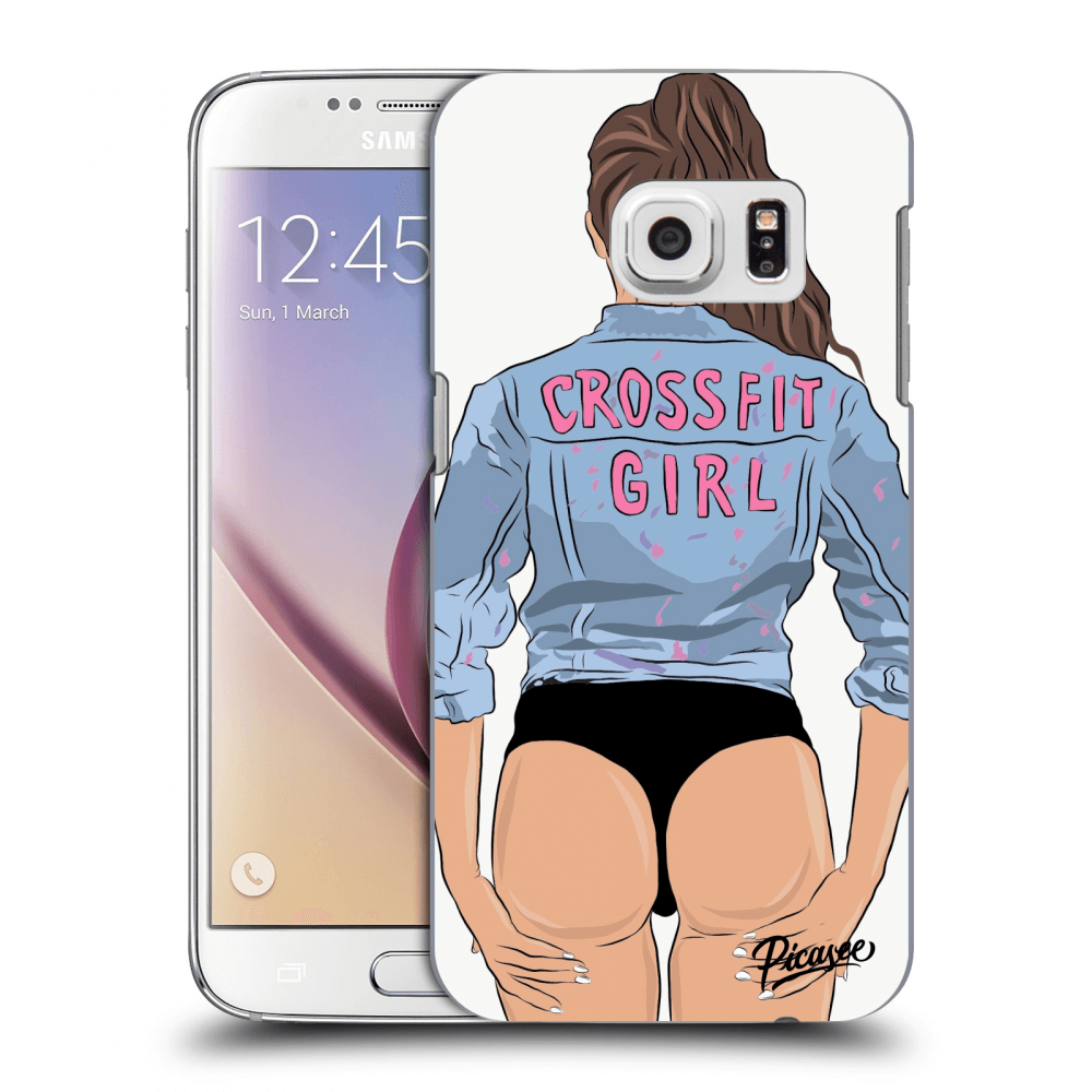 Picasee Samsung Galaxy S7 G930F Hülle - Transparentes Silikon - Crossfit girl - nickynellow
