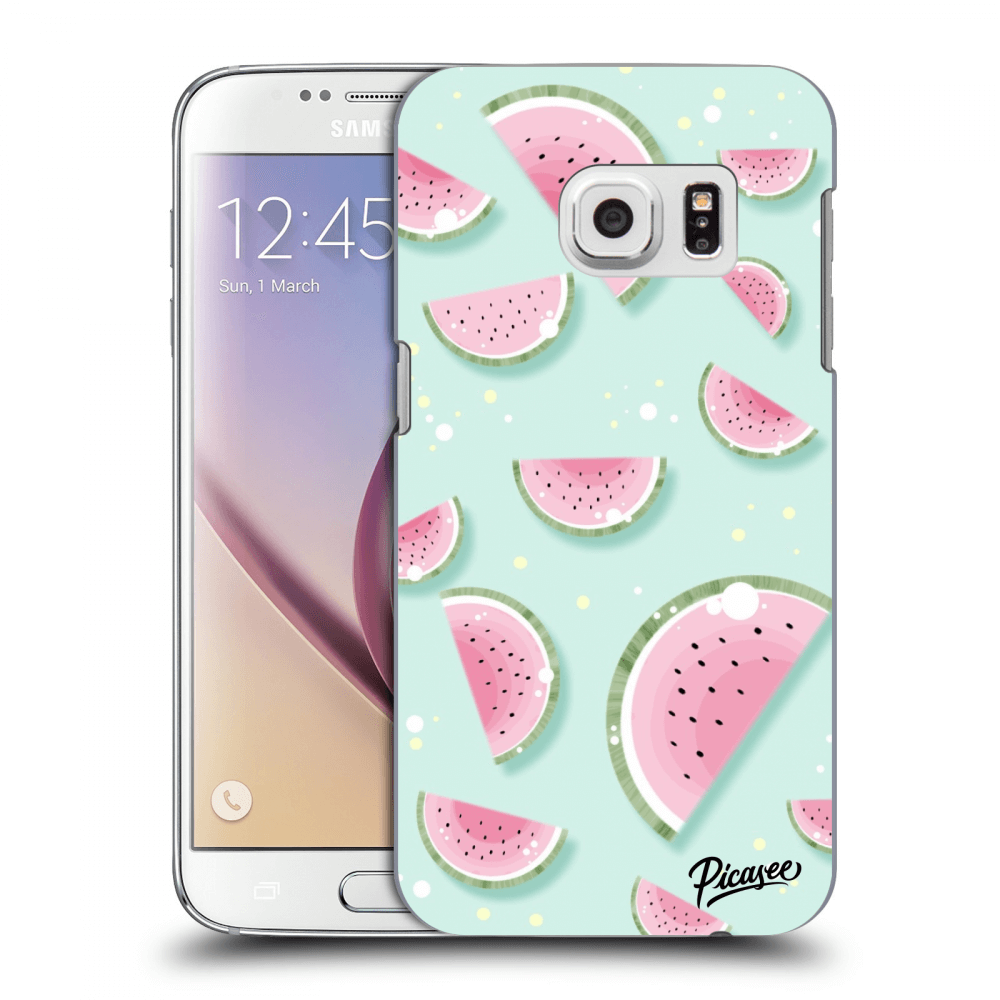 Picasee Samsung Galaxy S7 G930F Hülle - Transparentes Silikon - Watermelon 2