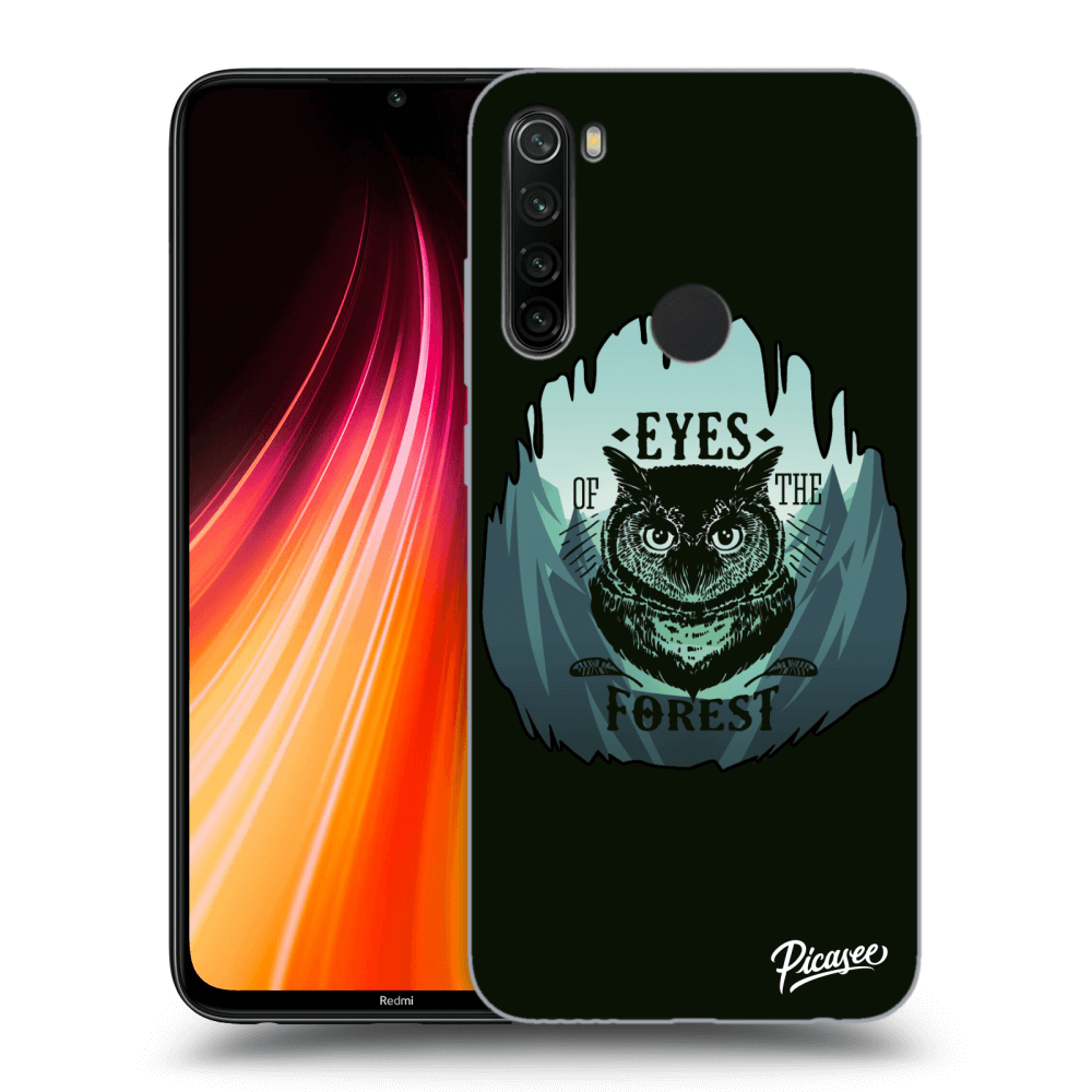 Picasee Xiaomi Redmi Note 8T Hülle - Transparentes Silikon - Forest owl