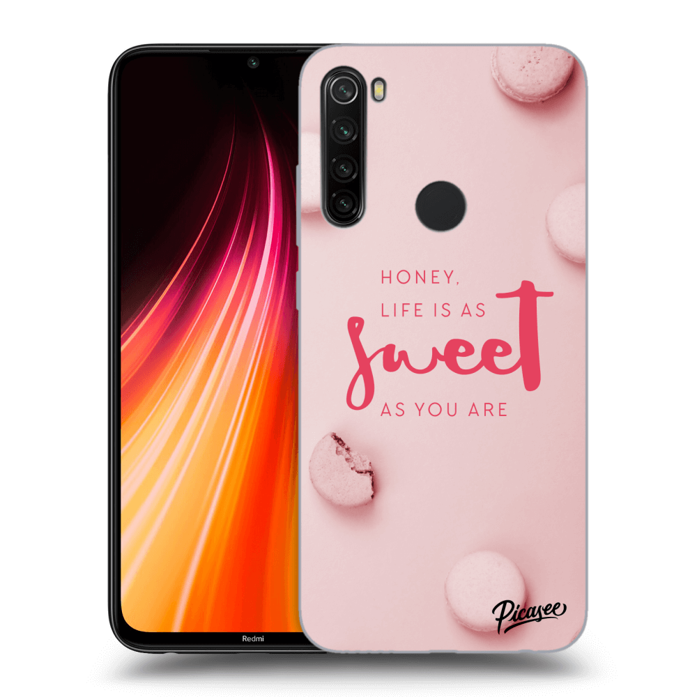 Picasee Xiaomi Redmi Note 8T Hülle - Transparentes Silikon - Life is as sweet as you are