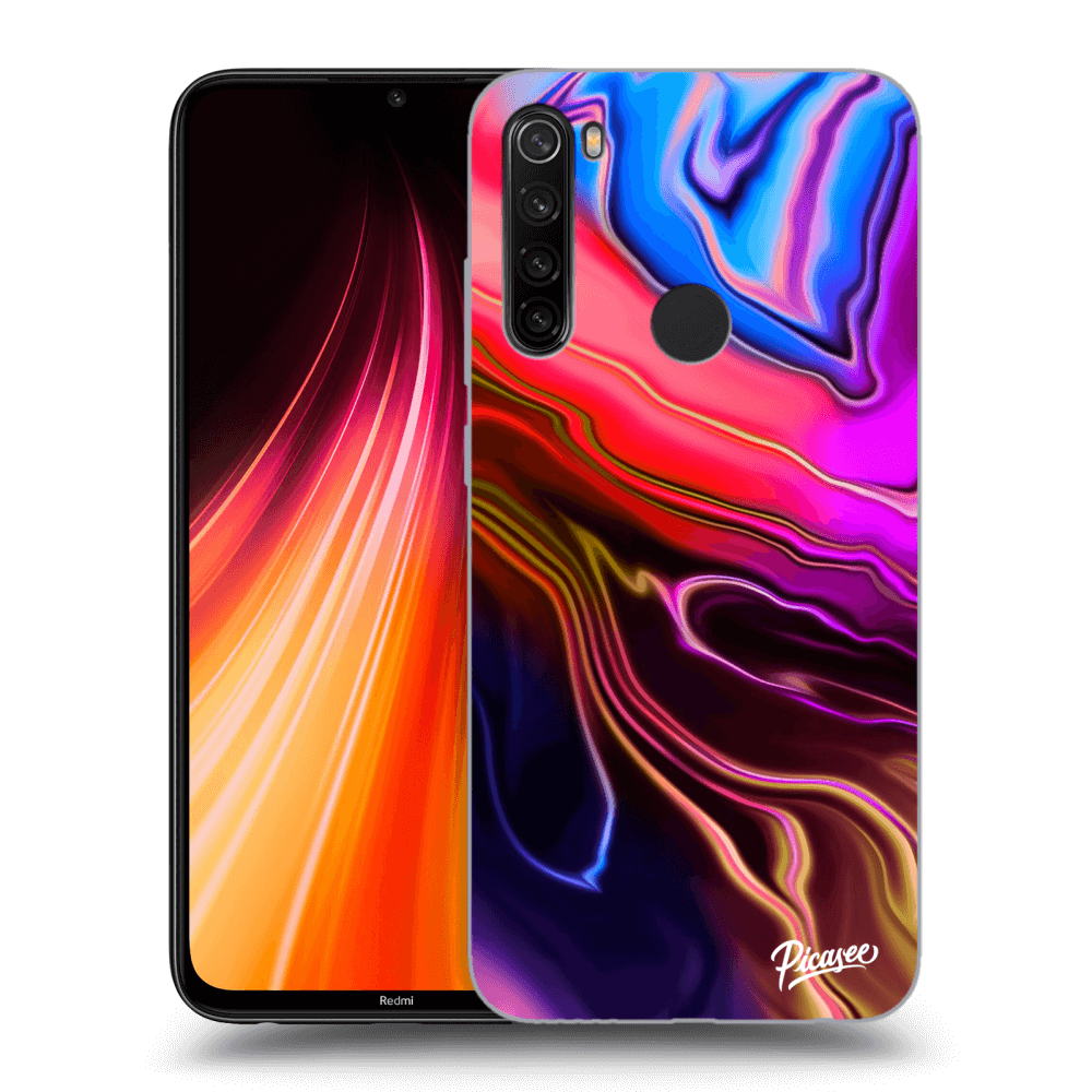 Picasee Xiaomi Redmi Note 8T Hülle - Schwarzes Silikon - Electric