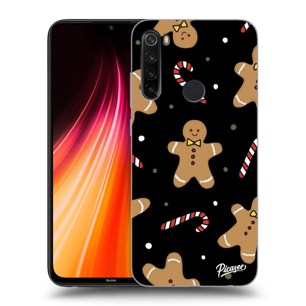 Picasee Xiaomi Redmi Note 8T Hülle - Schwarzes Silikon - Gingerbread