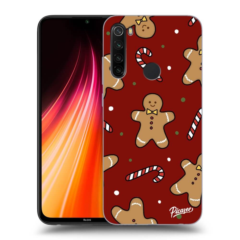 Picasee Xiaomi Redmi Note 8T Hülle - Schwarzes Silikon - Gingerbread 2