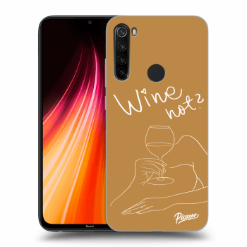 Picasee Xiaomi Redmi Note 8T Hülle - Transparentes Silikon - Wine not