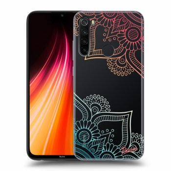Picasee Xiaomi Redmi Note 8T Hülle - Transparentes Silikon - Flowers pattern