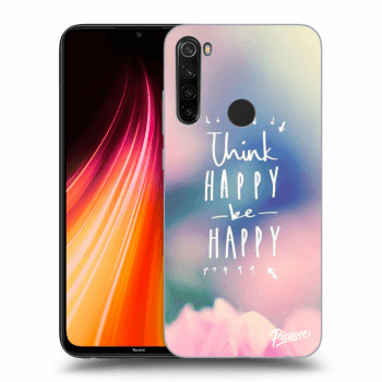 Picasee Xiaomi Redmi Note 8T Hülle - Transparentes Silikon - Think happy be happy