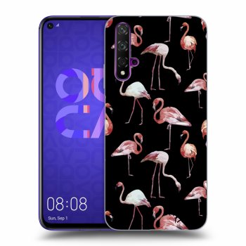 Hülle für Huawei Nova 5T - Flamingos