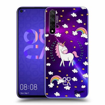 Picasee Huawei Nova 5T Hülle - Transparentes Silikon - Unicorn star heaven