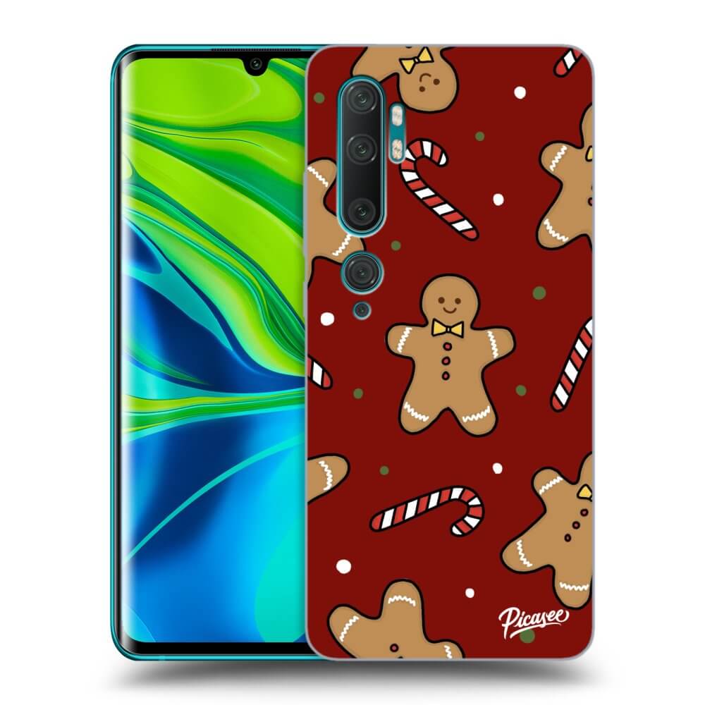 Picasee Xiaomi Mi Note 10 (Pro) Hülle - Schwarzes Silikon - Gingerbread 2