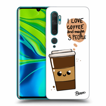 Picasee Xiaomi Mi Note 10 (Pro) Hülle - Schwarzes Silikon - Cute coffee