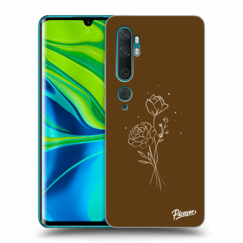 Picasee ULTIMATE CASE für Xiaomi Mi Note 10 (Pro) - Brown flowers