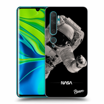 Picasee Xiaomi Mi Note 10 (Pro) Hülle - Schwarzes Silikon - Astronaut Big