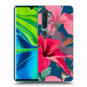 Picasee Xiaomi Mi Note 10 (Pro) Hülle - Transparentes Silikon - Hibiscus